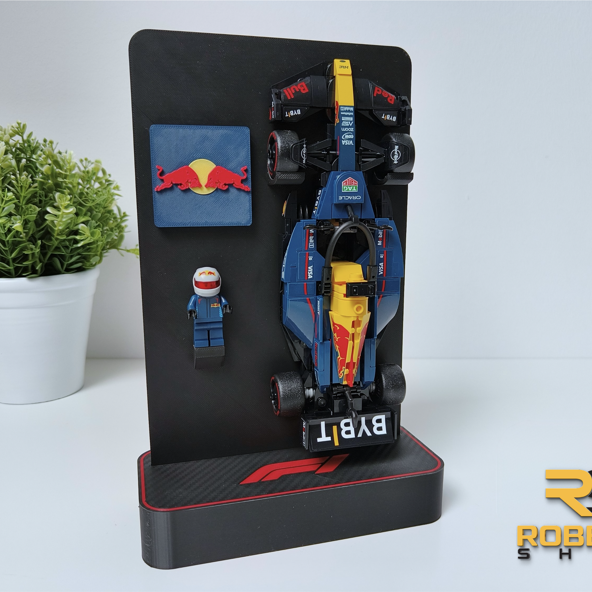 Universele LEGO F1 Display – Team naar keuze (zonder LEGO)