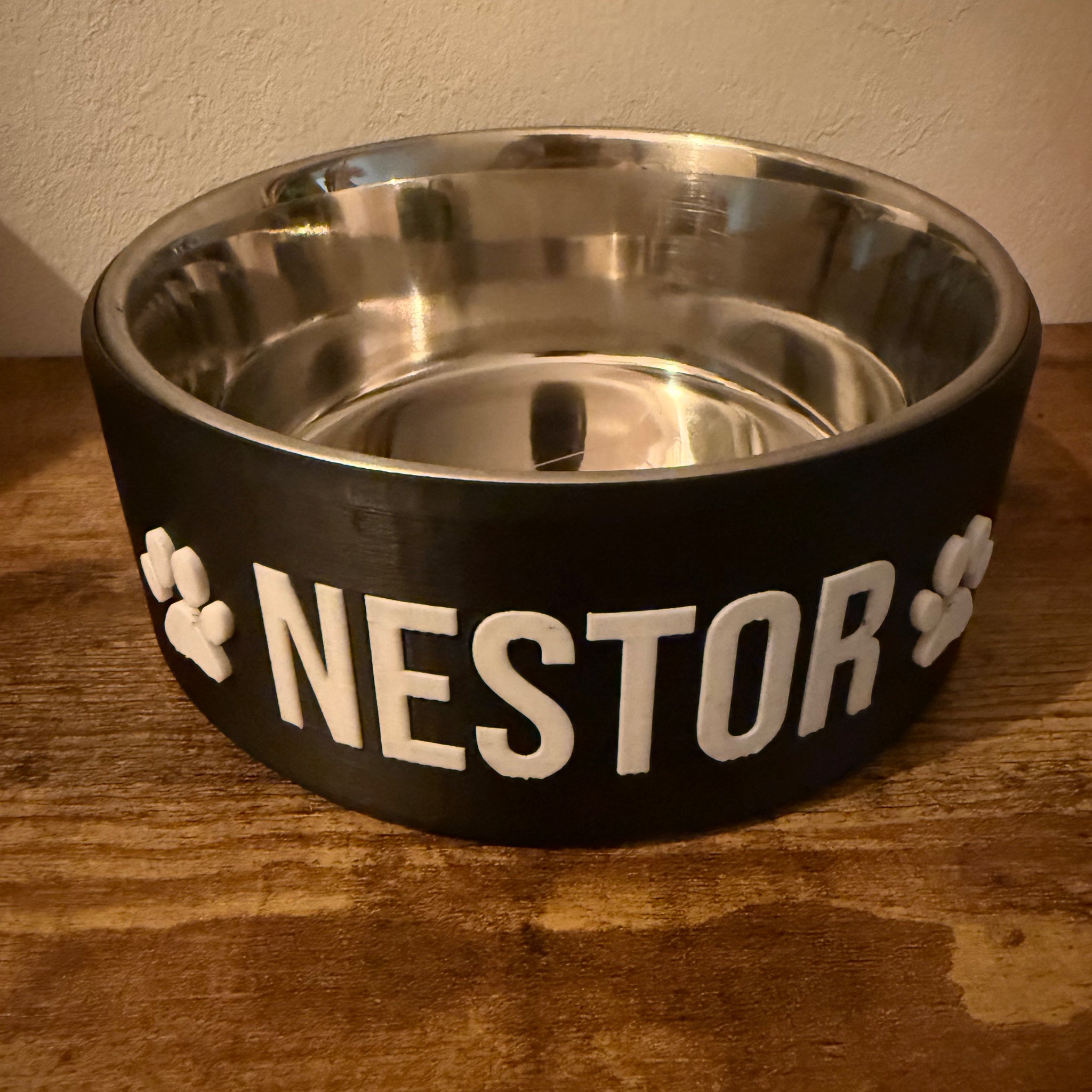 Gepersonaliseerde honden eet-drinkbak