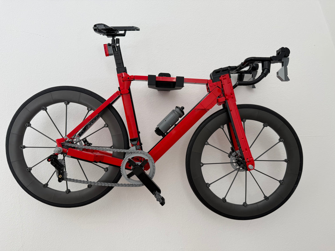 Muurbeugel voor LEGO Icons Racefiets 11380 | Wandhouder | LEGO Bike Display | 3D Geprinte Houder