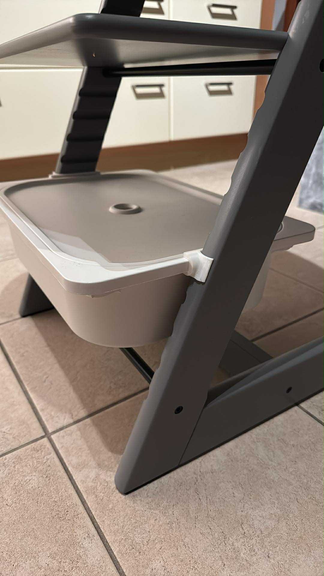 3D-geprinte adapter voor Stokke Tripp Trapp | Geschikt voor IKEA Trofast bak | Kinderstoel accessoire | Opbergbak houder | Duurzame 3D print